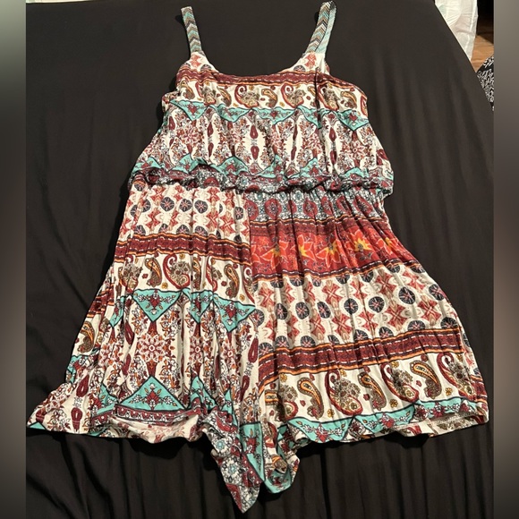Xhilaration Patterned Romper - Picture 2 of 3